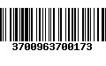 Código de Barras 3700963700173