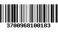 Código de Barras 3700968100183