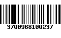 Código de Barras 3700968100237