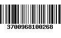 Código de Barras 3700968100268