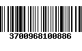 Código de Barras 3700968100886