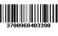 Código de Barras 3700968403390