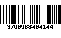 Código de Barras 3700968404144