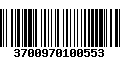 Código de Barras 3700970100553