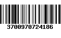 Código de Barras 3700970724186