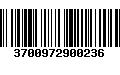 Código de Barras 3700972900236