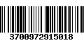 Código de Barras 3700972915018