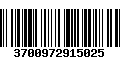 Código de Barras 3700972915025