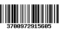 Código de Barras 3700972915605