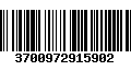 Código de Barras 3700972915902