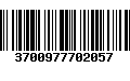 Código de Barras 3700977702057