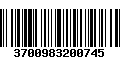 Código de Barras 3700983200745