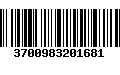 Código de Barras 3700983201681