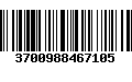 Código de Barras 3700988467105