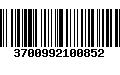 Código de Barras 3700992100852