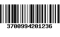 Código de Barras 3700994201236