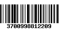 Código de Barras 3700998812209