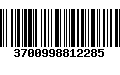 Código de Barras 3700998812285