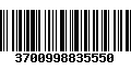 Código de Barras 3700998835550