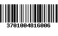 Código de Barras 3701004816006