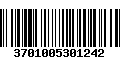 Código de Barras 3701005301242