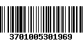 Código de Barras 3701005301969