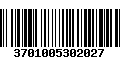 Código de Barras 3701005302027