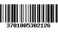 Código de Barras 3701005302126