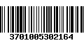 Código de Barras 3701005302164