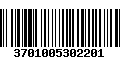 Código de Barras 3701005302201