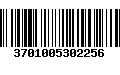 Código de Barras 3701005302256