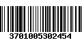 Código de Barras 3701005302454