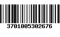 Código de Barras 3701005302676