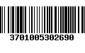 Código de Barras 3701005302690