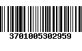 Código de Barras 3701005302959