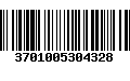 Código de Barras 3701005304328