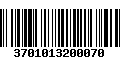 Código de Barras 3701013200070