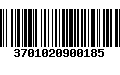 Código de Barras 3701020900185