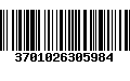 Código de Barras 3701026305984