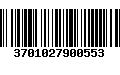 Código de Barras 3701027900553