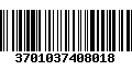 Código de Barras 3701037408018