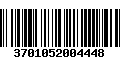 Código de Barras 3701052004448