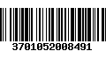 Código de Barras 3701052008491