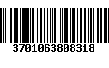 Código de Barras 3701063808318