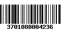 Código de Barras 3701080004236