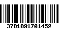 Código de Barras 3701091701452