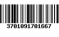 Código de Barras 3701091701667