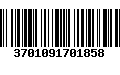 Código de Barras 3701091701858