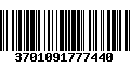 Código de Barras 3701091777440