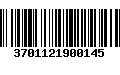 Código de Barras 3701121900145